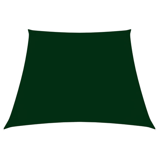 vidaXL Sunshade Sail Oxford Fabric Trapezium 3/5x4 m Dark Green