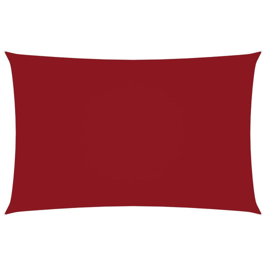 vidaXL Sunshade Sail Oxford Fabric Rectangular 2x4.5 m Red