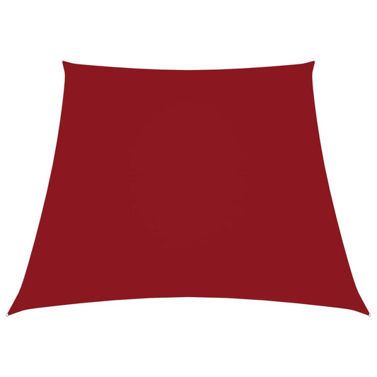 vidaXL Sunshade Sail Oxford Fabric Trapezium 2/4x3 m Red