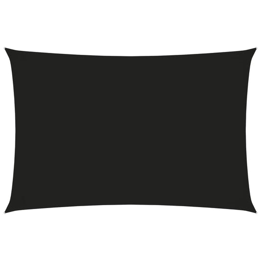 vidaXL Sunshade Sail Oxford Fabric Rectangular 2.5x5 m Black