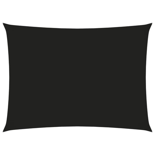 vidaXL Sunshade Sail Oxford Fabric Rectangular 3.5x5 m Black