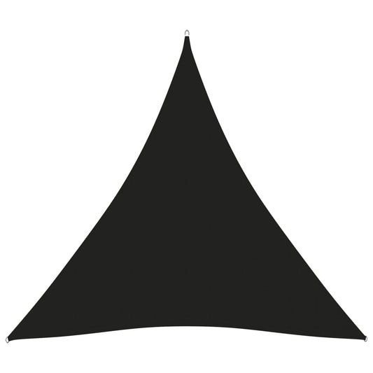 vidaXL Sunshade Sail Oxford Fabric Triangular 3x3x3 m Black
