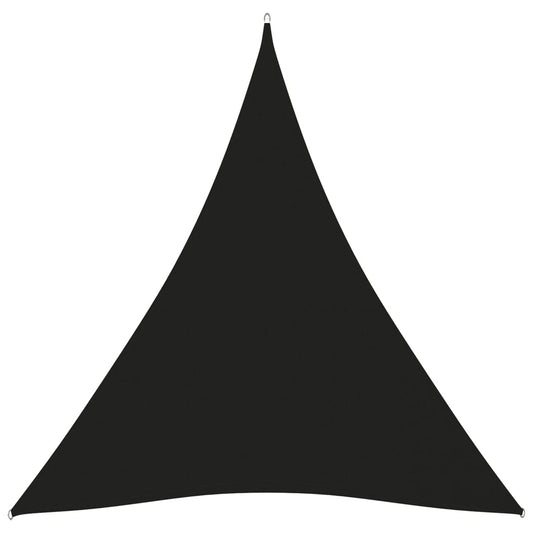 vidaXL Sunshade Sail Oxford Fabric Triangular 4x5x5 m Black