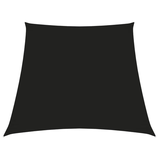 vidaXL Sunshade Sail Oxford Fabric Trapezium 4/5x4 m Black