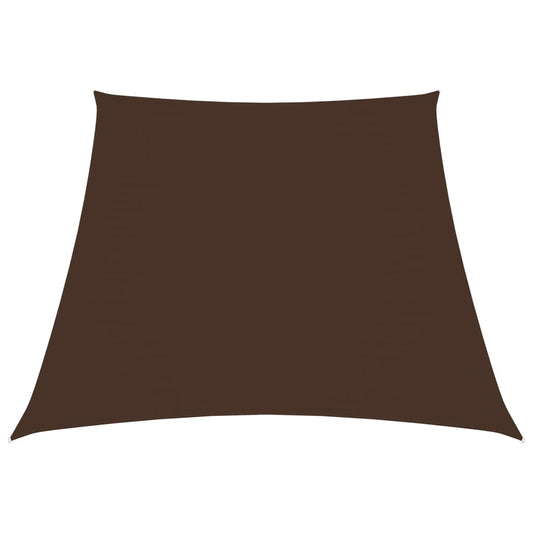 vidaXL Sunshade Sail Oxford Fabric Trapezium 2/4x3 m Brown