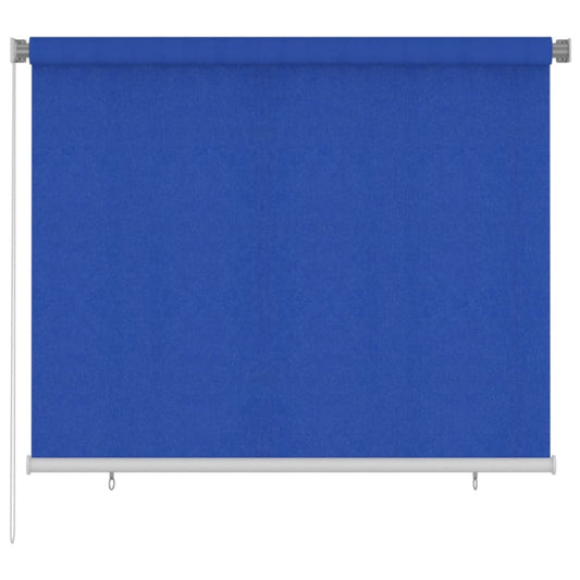 vidaXL Outdoor Roller Blind 180x140 cm Blue HDPE