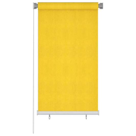 vidaXL Outdoor Roller Blind 80x140 cm Yellow HDPE
