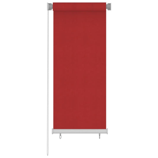 vidaXL Outdoor Roller Blind 60x140 cm Red HDPE