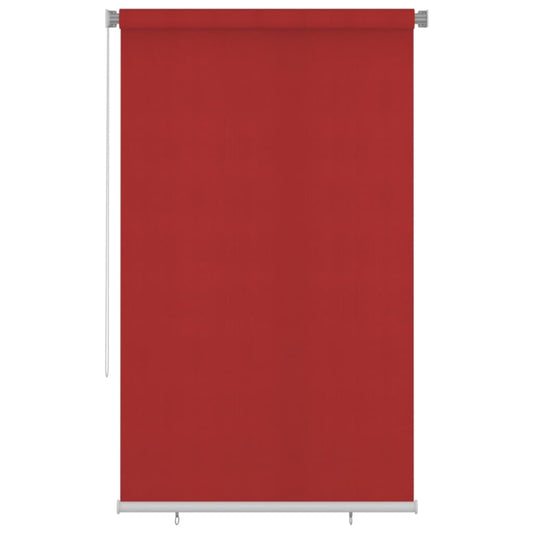 vidaXL Outdoor Roller Blind 140x230 cm Red HDPE