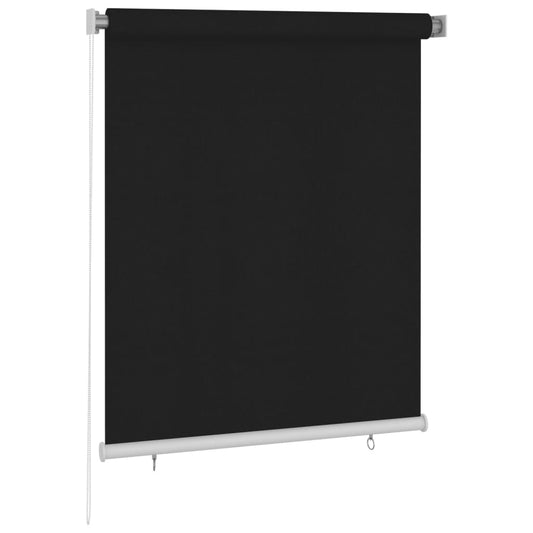vidaXL Outdoor Roller Blind 120x140 cm Black