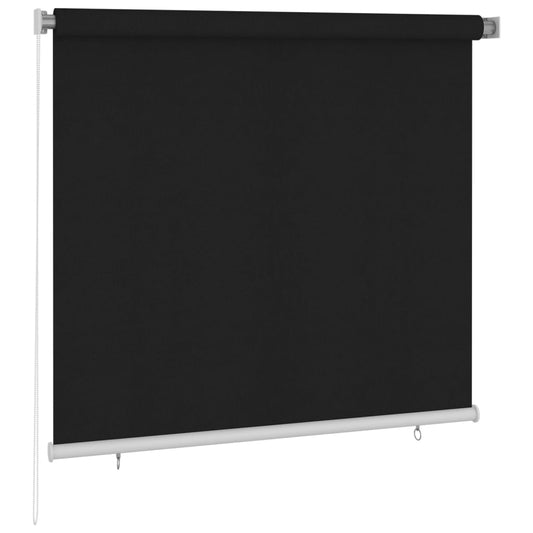 vidaXL Outdoor Roller Blind 160x140 cm Black