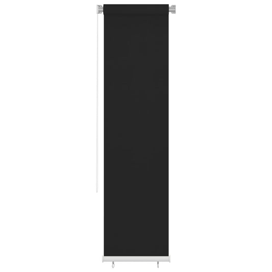 vidaXL Outdoor Roller Blind 60x230 cm Black HDPE