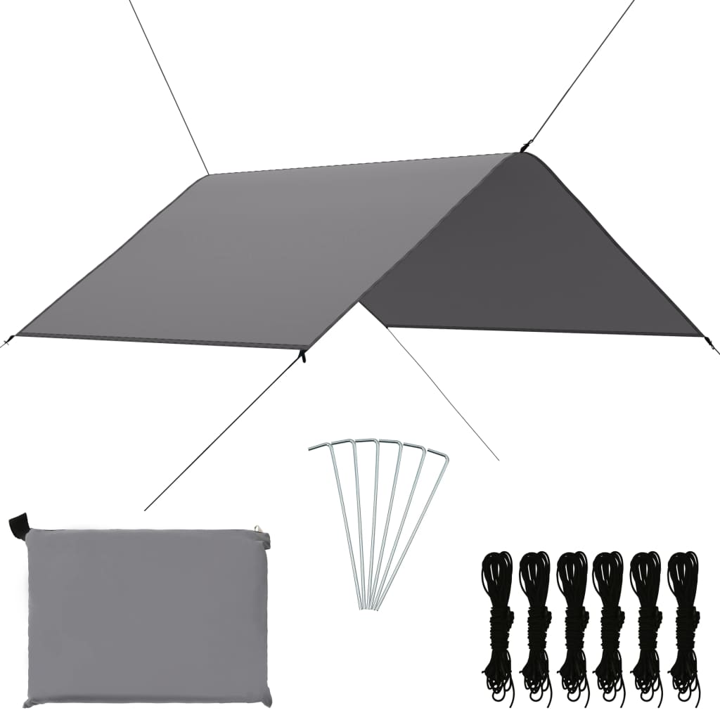 vidaXL Outdoor Tarp 3x2.85 m Grey