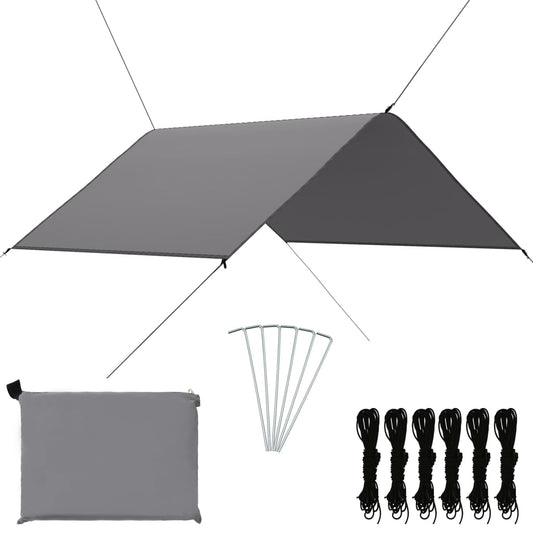 vidaXL Outdoor Tarp 3x2.85 m Grey