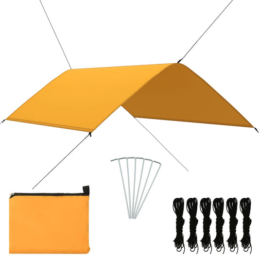 vidaXL Outdoor Tarp 3x2 m Yellow