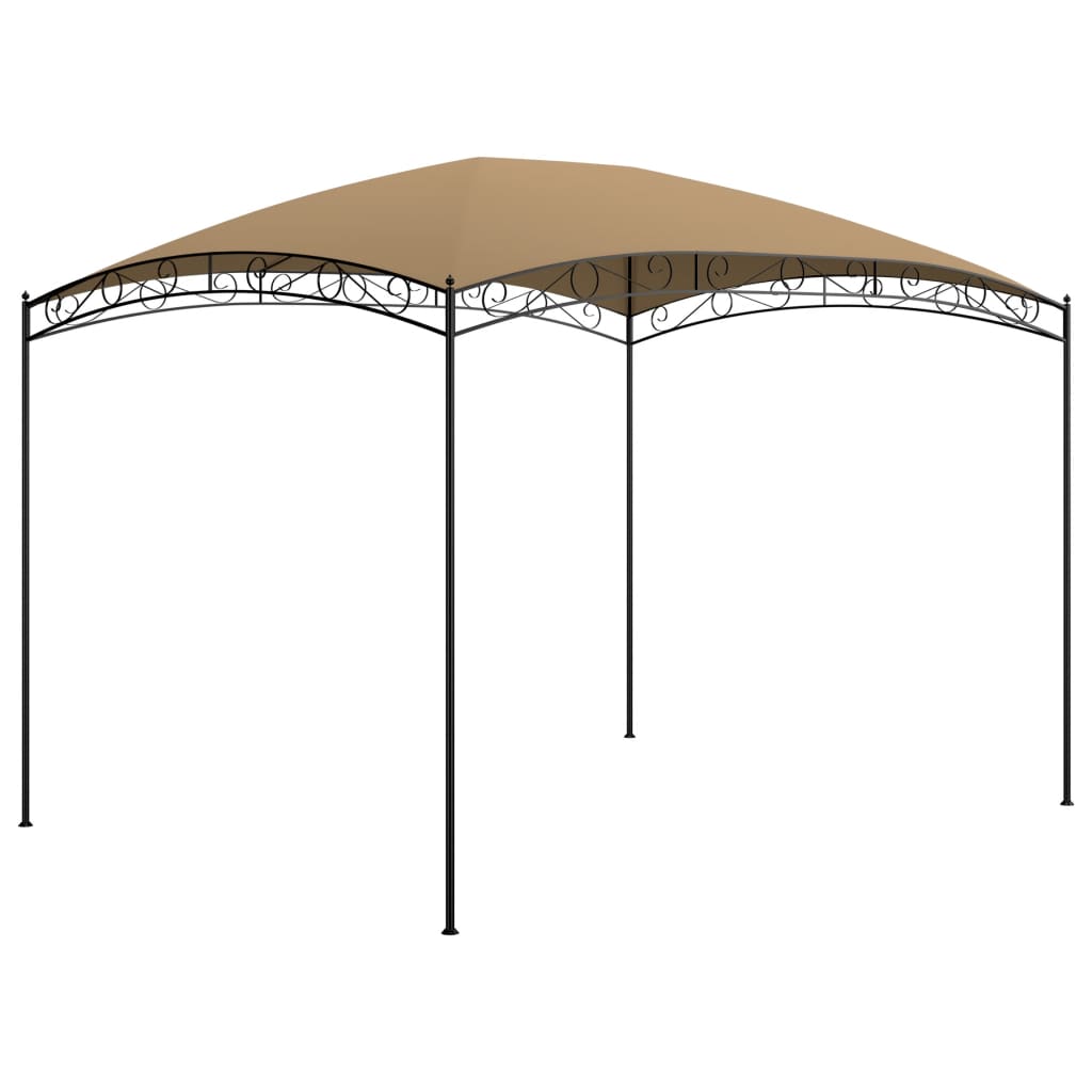 vidaXL Gazebo 3x4x2.65 m Taupe 180 g/mŒ_