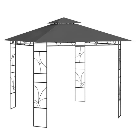 vidaXL Gazebo 3x3x2.7 m Anthracite 160 g/mŒ_