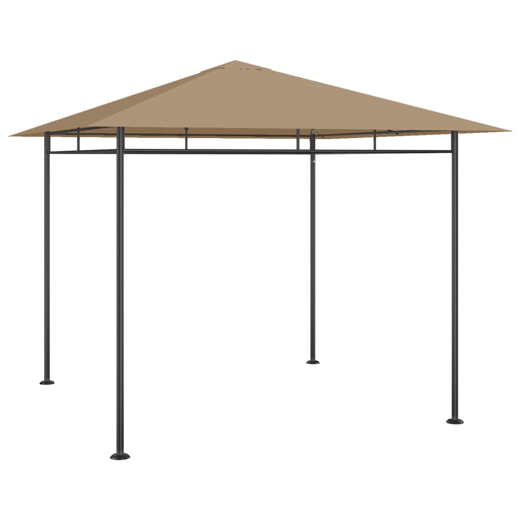 vidaXL Gazebo 3x3x2.7 m Taupe 180 g/mŒ_