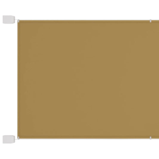 vidaXL Vertical Awning Beige 250x270 cm Oxford Fabric