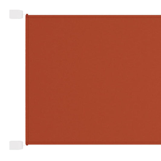 vidaXL Vertical Awning Terracotta 180x800 cm Oxford Fabric