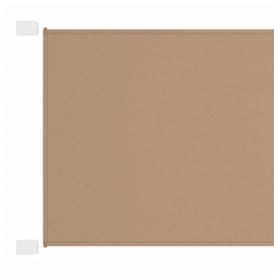 vidaXL Vertical Awning Taupe 60x1000 cm Oxford Fabric