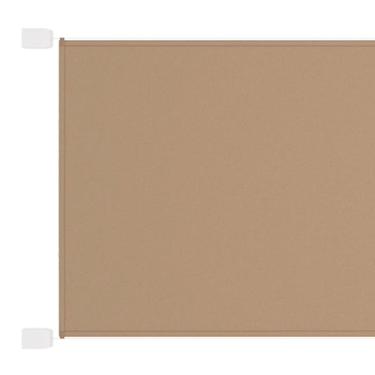vidaXL Vertical Awning Taupe 180x600 cm Oxford Fabric