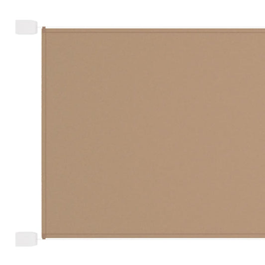 vidaXL Vertical Awning Taupe 300x270 cm Oxford Fabric