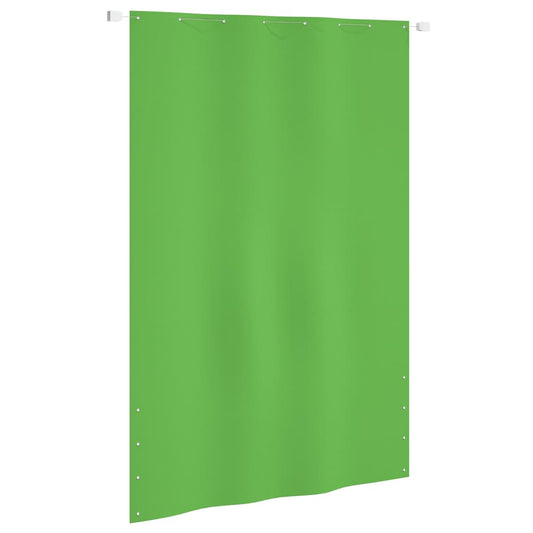 vidaXL Balcony Screen Light Green 160x240 cm Oxford Fabric