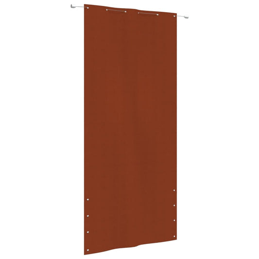 vidaXL Balcony Screen Terrecotta 120x240 cm Oxford Fabric
