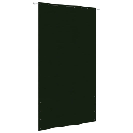 vidaXL Balcony Screen Dark Green 160x240 cm Oxford Fabric