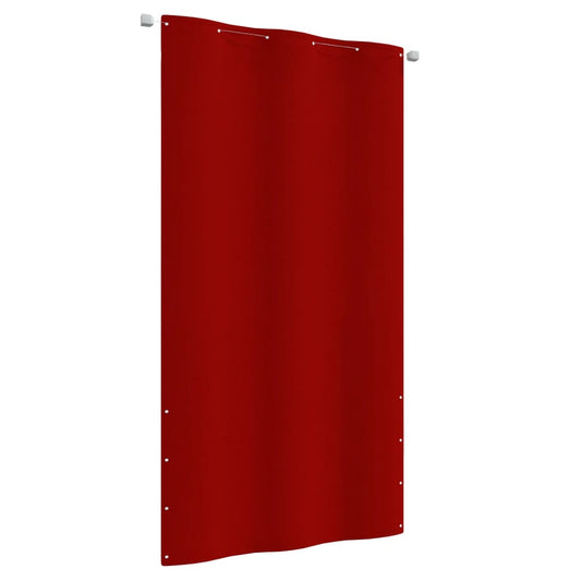 vidaXL Balcony Screen Red 120x240 cm Oxford Fabric