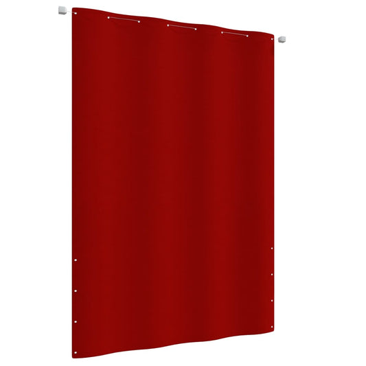 vidaXL Balcony Screen Red 160x240 cm Oxford Fabric