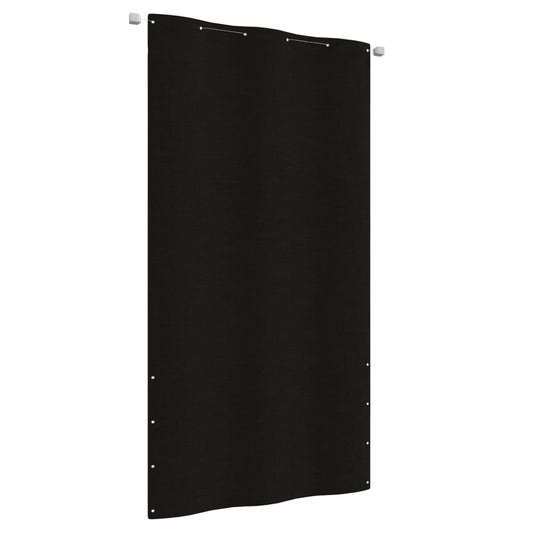 vidaXL Balcony Screen Black 120x240 cm Oxford Fabric