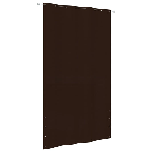 vidaXL Balcony Screen Brown 160x240 cm Oxford Fabric