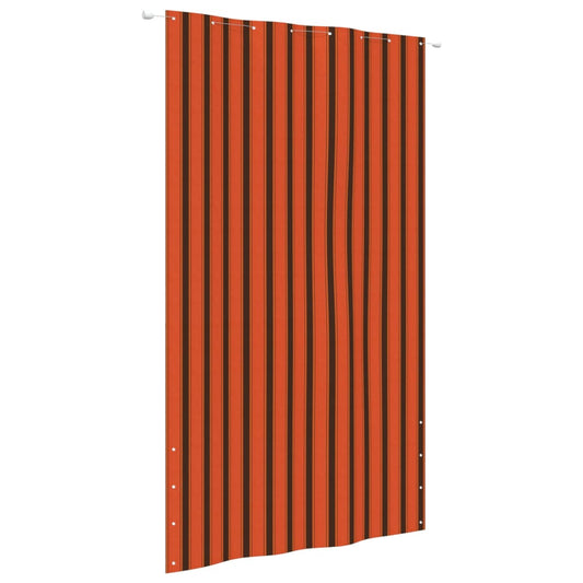 vidaXL Balcony Screen Orange and Brown 160x240 cm Oxford Fabric