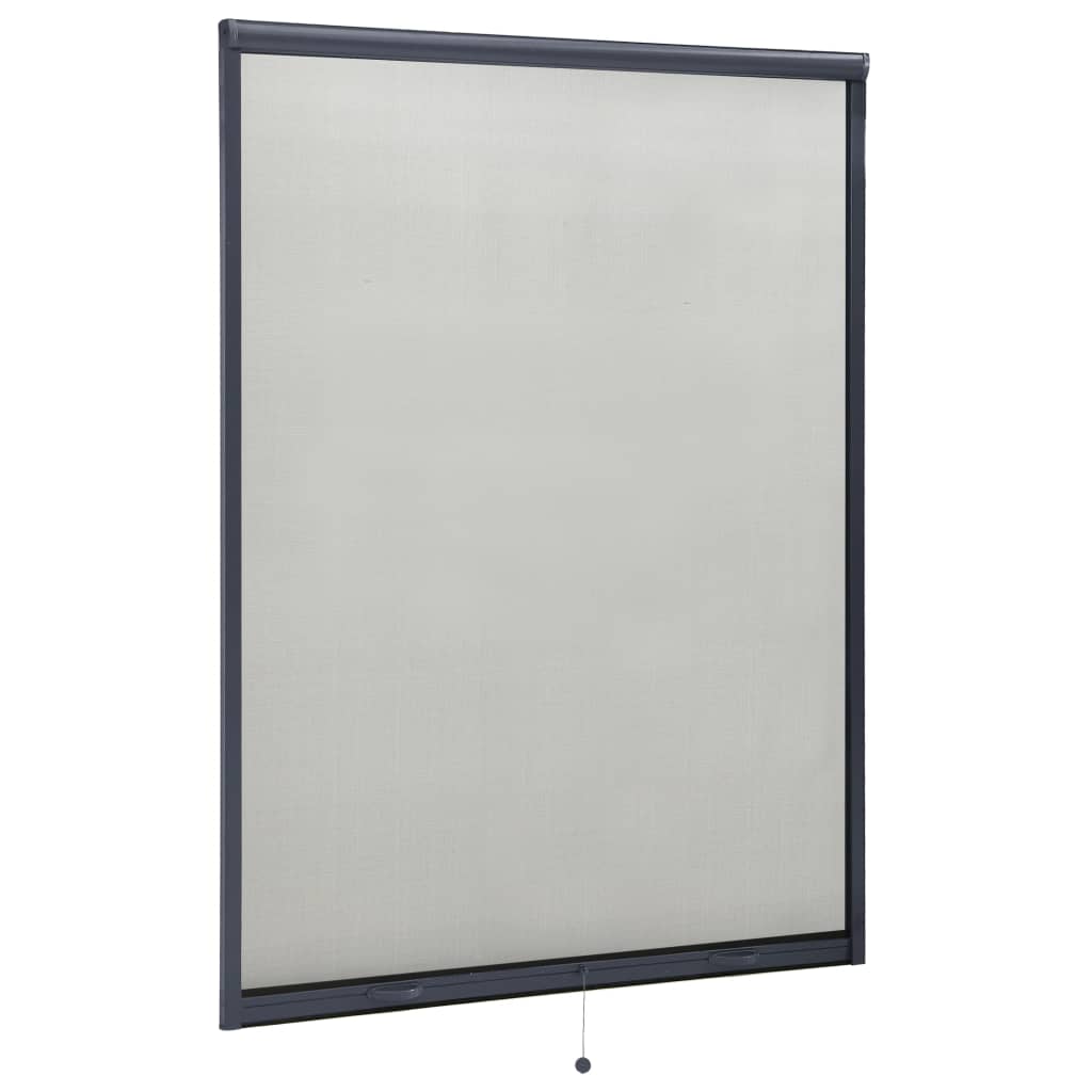 vidaXL Roll down Insect Screen for Windows Anthracite 130x170 cm