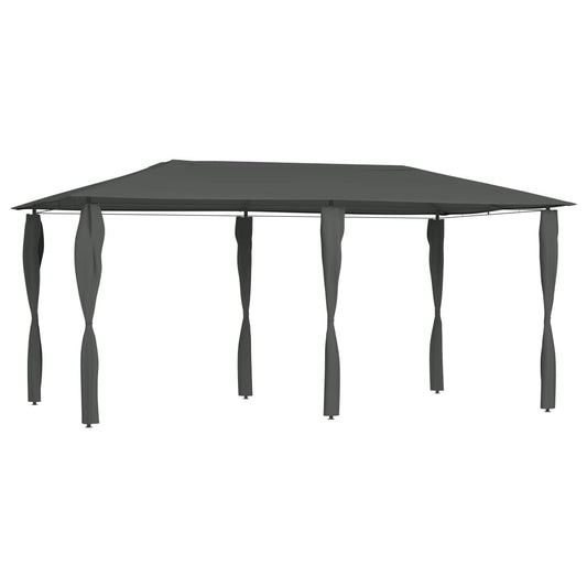 vidaXL Gazebo with Post Covers 3x6x2.6 m Anthracite 160 g/mŒ_