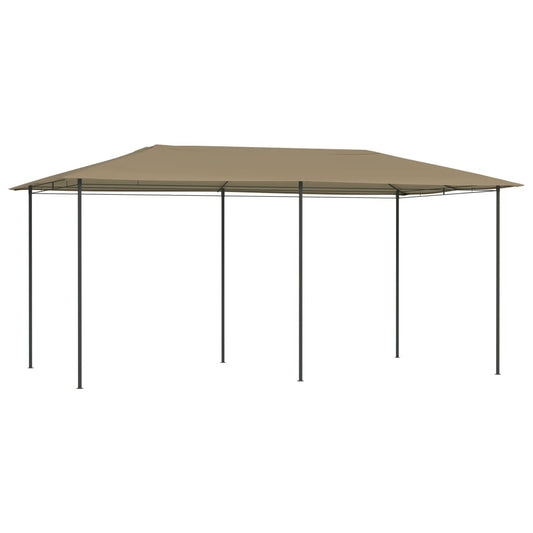 vidaXL Gazebo 3x6x2.6 m Taupe 160 g/mŒ_