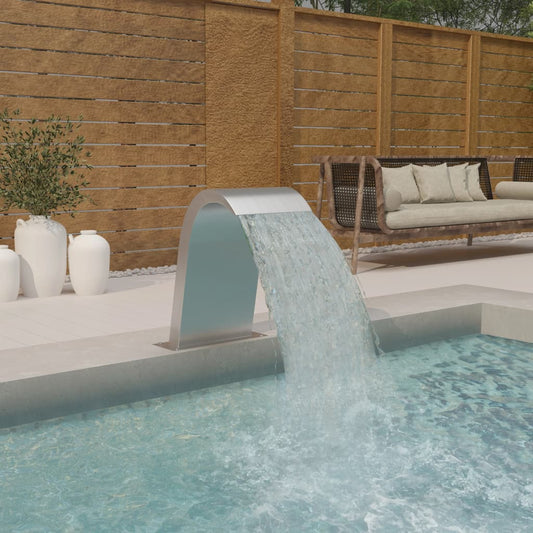 vidaXL Pool Fountain 50x30x60 cm Stainless Steel 304