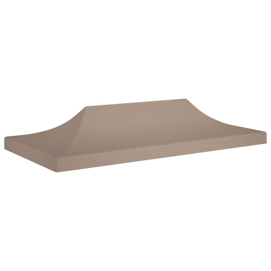 vidaXL Party Tent Roof 6x3 m Taupe 270 g/mŒ_