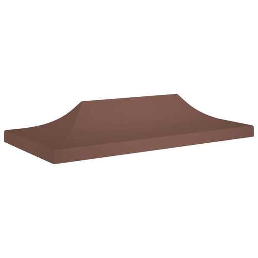vidaXL Party Tent Roof 6x3 m Brown 270 g/mŒ_