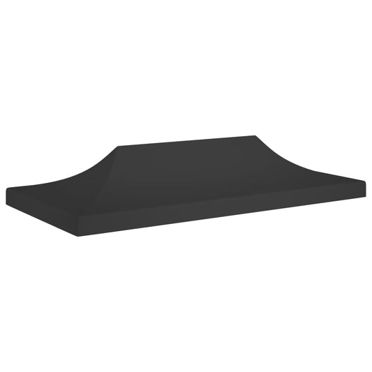 vidaXL Party Tent Roof 6x3 m Black 270 g/mŒ_