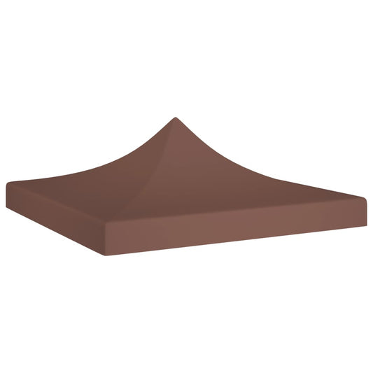 vidaXL Party Tent Roof 2x2 m Brown 270 g/mŒ_