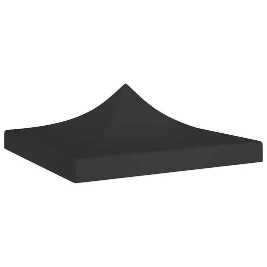 vidaXL Party Tent Roof 2x2 m Black 270 g/mŒ_