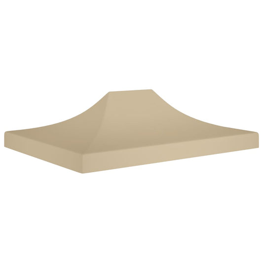 vidaXL Party Tent Roof 4x3 m Beige 270 g/mŒ_