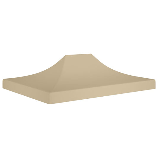 vidaXL Party Tent Roof 4.5x3 m Beige 270 g/mŒ_