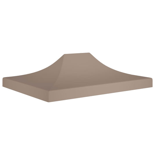 vidaXL Party Tent Roof 4.5x3 m Taupe 270 g/mŒ_
