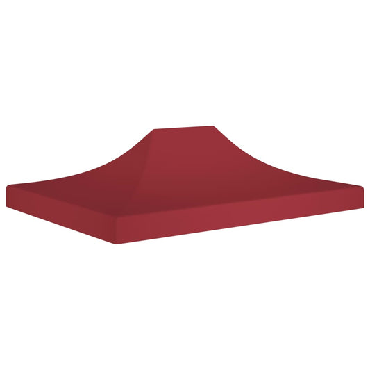 vidaXL Party Tent Roof 4.5x3 m Burgundy 270 g/mŒ_