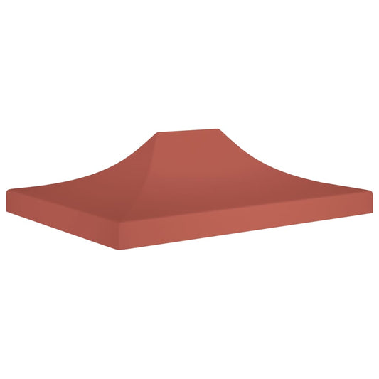 vidaXL Party Tent Roof 4.5x3 m Terracotta 270 g/mŒ_