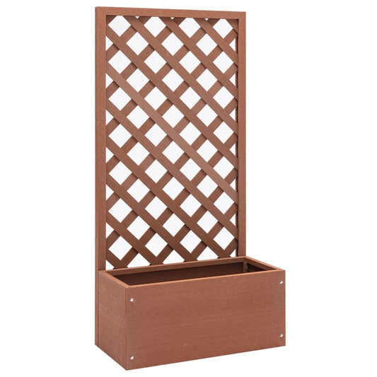 vidaXL Trellis Planter 65x30x135 cm WPC